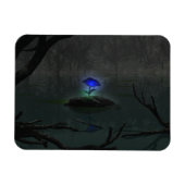 Magnet Flexible Aimant flexible Rose bleu (Horizontal)