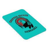 Magnet Flexible Aimant flexible Santee Sioux (Côté Droit)