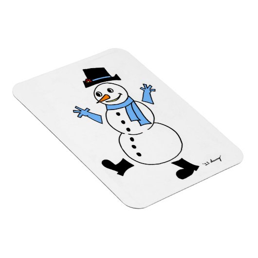 Magnet Flexible Aimant flexible Snowman (Côté Droit)