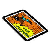 Magnet Flexible Aimant flexible TAEKWON-DOG (Côté Droit)