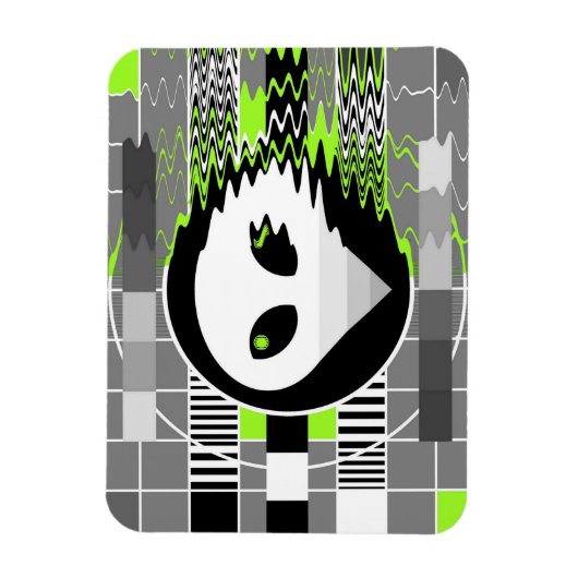 Magnet Flexible Aimant flexible TV Alien (Vertical)