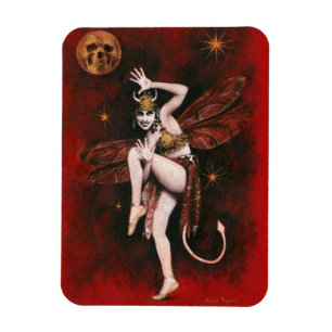 Magnet Flexible Aimant flexible vintage dame