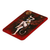 Magnet Flexible Aimant flexible vintage dame (Côté Gauche)