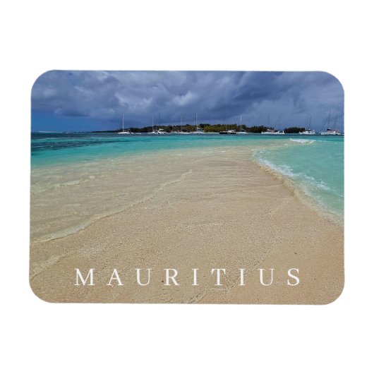 Magnet Flexible aimant frigo à marée basse Maurice (Horizontal)