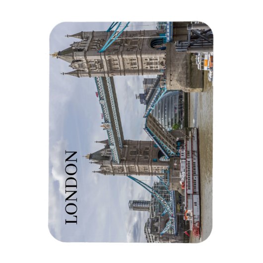Magnet Flexible Aimant frigo à vue levée Tower Bridge (Vertical)