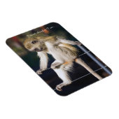 Magnet Flexible Aimant frigo avec singe et Slogan (Côté Droit)
