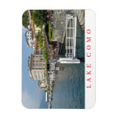 Magnet Flexible Aimant frigo avec vue sur la jetée Bellagio (Vertical)