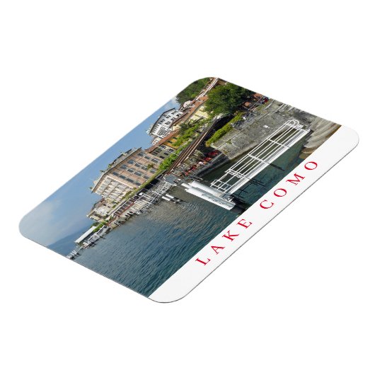 Magnet Flexible Aimant frigo avec vue sur la jetée Bellagio (Côté Gauche)