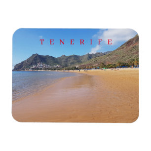Magnet Flexible Aimant frigo avec vue sur la plage de Tenerife Ter