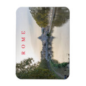 Magnet Flexible Aimant frigo avec vue sur le Tibre de Rome (Vertical)