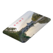 Magnet Flexible Aimant frigo avec vue sur le Tibre de Rome (Côté Gauche)
