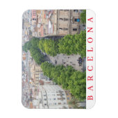 Magnet Flexible Aimant frigo Barcelona La Rambla (Vertical)