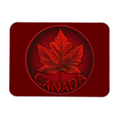 Magnet Flexible Aimant frigo Canada Rouge Aimant souvenir Canada (Horizontal)