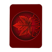Magnet Flexible Aimant frigo Canada Rouge Aimant souvenir Canada (Vertical)