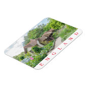 Magnet Flexible Aimant frigo chalet anglais (Côté Gauche)
