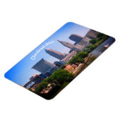 Magnet Flexible Aimant frigo Cleveland River Skyline (Côté Gauche)