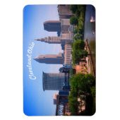 Magnet Flexible Aimant frigo Cleveland River Skyline (Vertical)