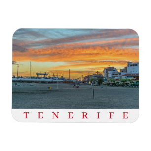 Magnet Flexible Aimant frigo coucher de soleil de Tenerife