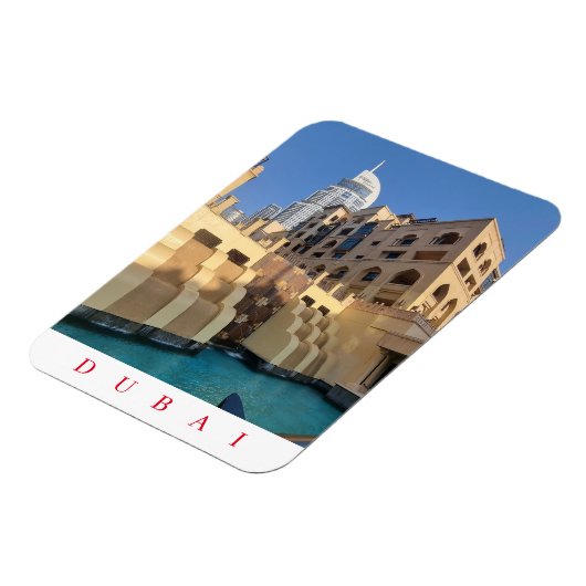 Magnet Flexible Aimant frigo d'architecture de Dubaï (Côté Gauche)