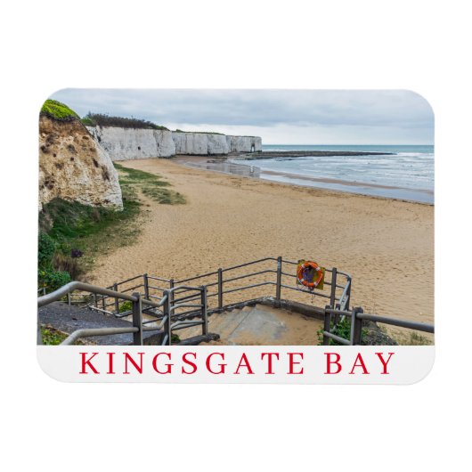 Magnet Flexible Aimant frigo de Broadstairs Kingsgate Bay (Horizontal)