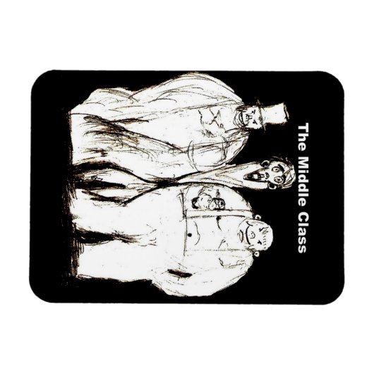 Magnet Flexible Aimant frigo de classe moyenne (Horizontal)