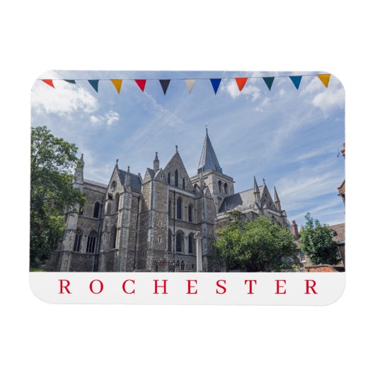 Magnet Flexible aimant frigo de la cathédrale de Rochester (Horizontal)