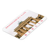 Magnet Flexible Aimant frigo de la porte de Brandebourg de Berlin (Côté Gauche)