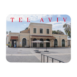 Magnet Flexible aimant frigo de la vieille gare de Tel Aviv