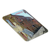 Magnet Flexible aimant frigo de rue Lisbonne Alfama (Côté Droit)