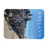 Magnet Flexible Aimant frigo de stationnement pour vélos Holland (Horizontal)