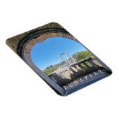 Magnet Flexible Aimant frigo de vue du pont Elizabeth de Budapest (Côté Droit)