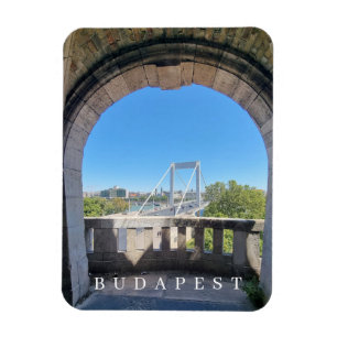 Magnet Flexible Aimant frigo de vue du pont Elizabeth de Budapest