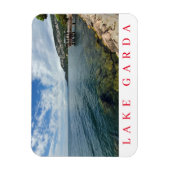 Magnet Flexible Aimant frigo du lac de Garde nuages (Vertical)