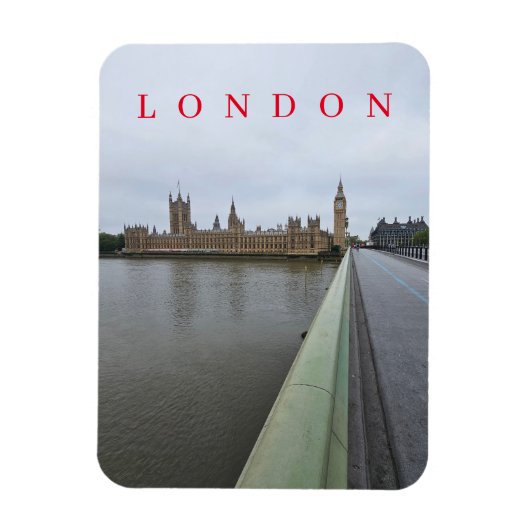 Magnet Flexible aimant frigo London Westminster Bridge (Vertical)