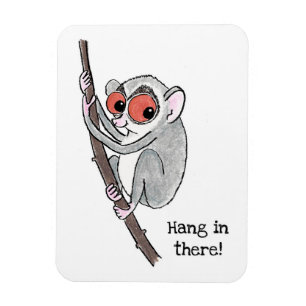 Magnet Flexible Aimant frigo Loris "accroche-toi là-dedans"