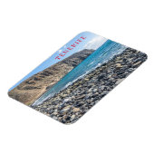 Magnet Flexible Aimant frigo plage de galets de Tenerife (Côté Gauche)