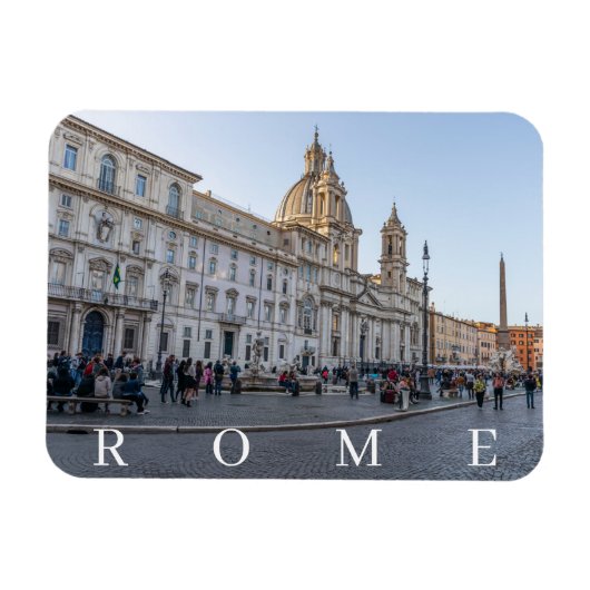 Magnet Flexible aimant frigo Rome Piazza Navona (Horizontal)