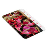 Magnet Flexible Aimant frigo traditionnel pantoufles rose Mostar (Côté Droit)