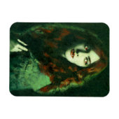 Magnet Flexible Aimant frigo vintage Lady Vampire flexible (Horizontal)