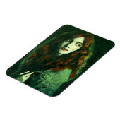 Magnet Flexible Aimant frigo vintage Lady Vampire flexible (Côté Gauche)