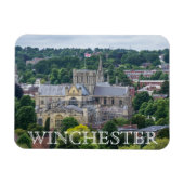Magnet Flexible Aimant frigo vue Cathédrale de Winchester (Horizontal)