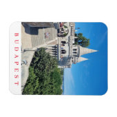 Magnet Flexible Aimant frigo vue de Budapest Fisherman's Bastion (Horizontal)