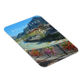 Magnet Flexible Aimant frigo vue Dolomites Pozza di Fassa (Côté Droit)