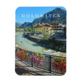 Magnet Flexible Aimant frigo vue Dolomites Pozza di Fassa (Vertical)