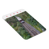 Magnet Flexible Aimant frigo vue funiculaire Capri (Côté Droit)