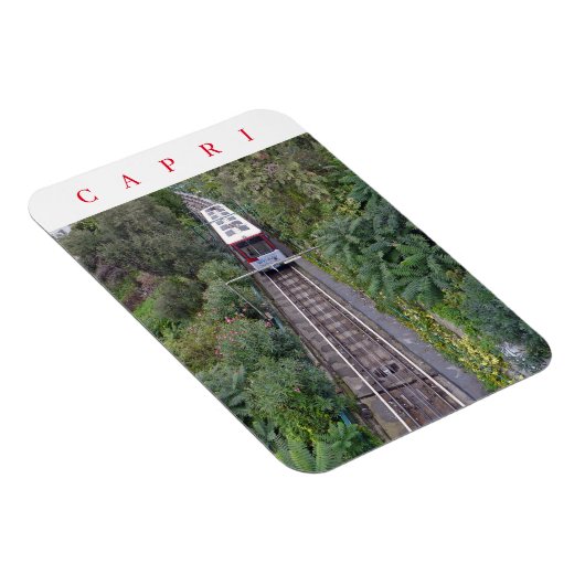 Magnet Flexible Aimant frigo vue funiculaire Capri (Côté Droit)