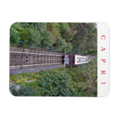 Magnet Flexible Aimant frigo vue funiculaire Capri (Horizontal)