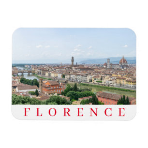 Magnet Flexible Aimant frigo vue panoramique de Florence