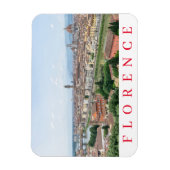 Magnet Flexible Aimant frigo vue panoramique de Florence (Vertical)