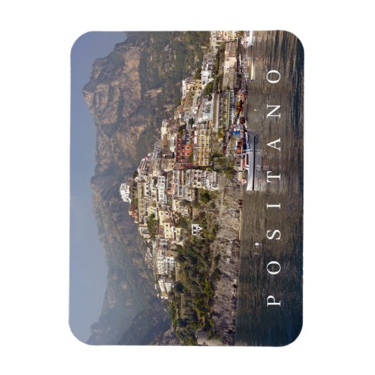 Magnet Flexible Aimant frigo vue panoramique Positano (Vertical)